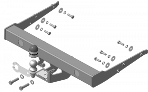 Фаркоп Motodor для Volkswagen Transporter T5 2003-2015 92705-FE в 