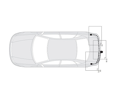 Электрика фаркопа Hak-System (7 pin) для Volkswagen Passat B5 1996-2000 16270508 в 