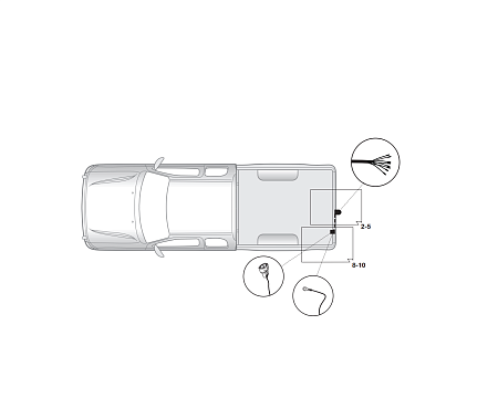 Электрика фаркопа Hak-System (7 pin) для Nissan Navara 2016- 16140530 в 