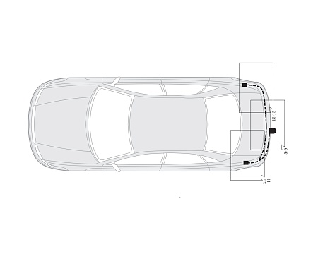 Электрика фаркопа Hak-System (7 pin) для Volkswagen Passat B5 2000-2005 16270510 в 