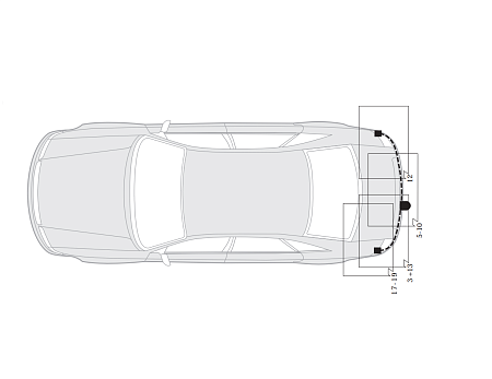 Электрика фаркопа Hak-System (7 pin) для Audi A6 1997-2004 16010501 в 