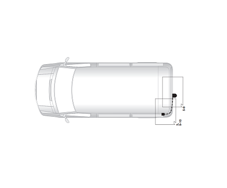 Электрика фаркопа Hak-System (13 pin) для Nissan Primastar 2006-2014 21500523 в 