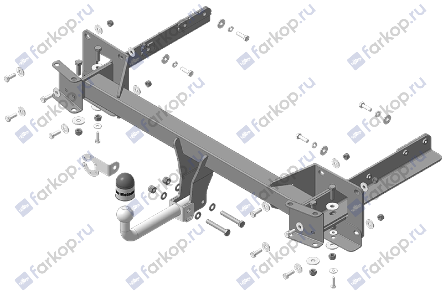 Фаркоп Motodor для Mercedes M-class 2005-2011 91205-A в 