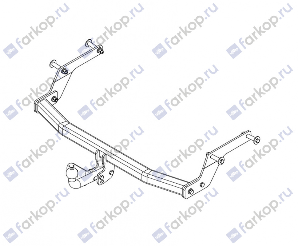 Фаркоп AvtoS для Renault Logan (седан) 2014- RN 10 в 