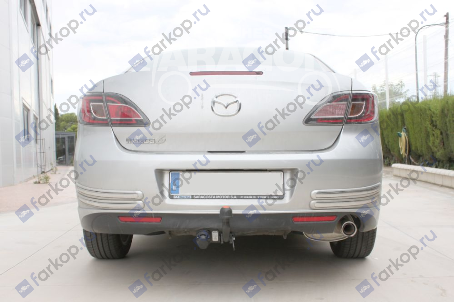 Фаркоп Aragon для Mazda 6 (хетчбек, седан, универсал) 2008-2012 E4002BA в 