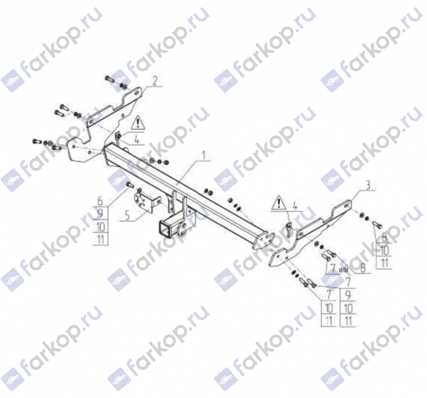 Фаркоп AvtoS для Mazda CX-5 2012-2017 MZ 01B в 