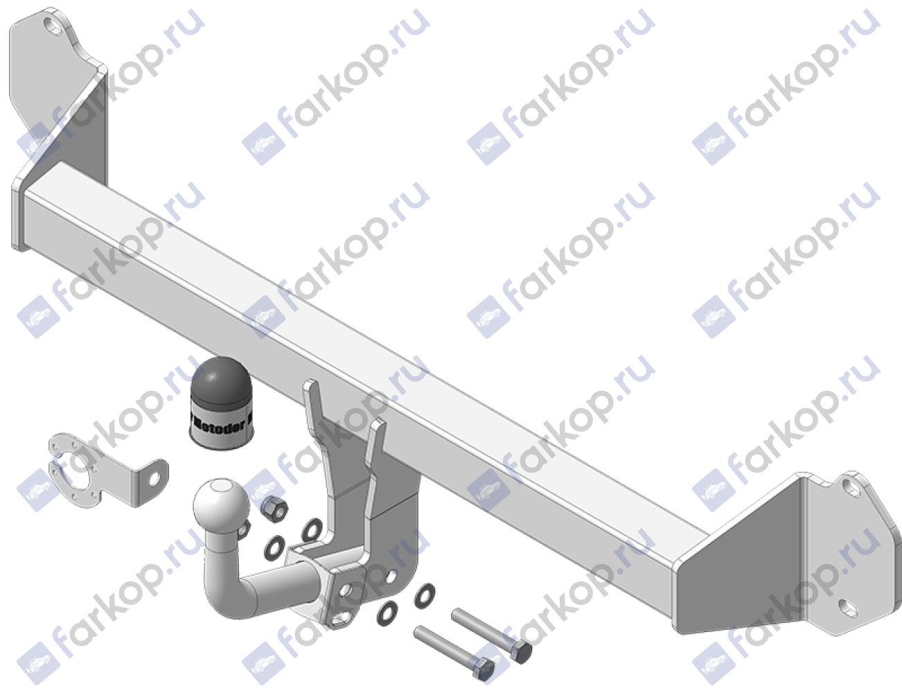 Фаркоп Motodor для BMW X1 2015- 90207-A в 