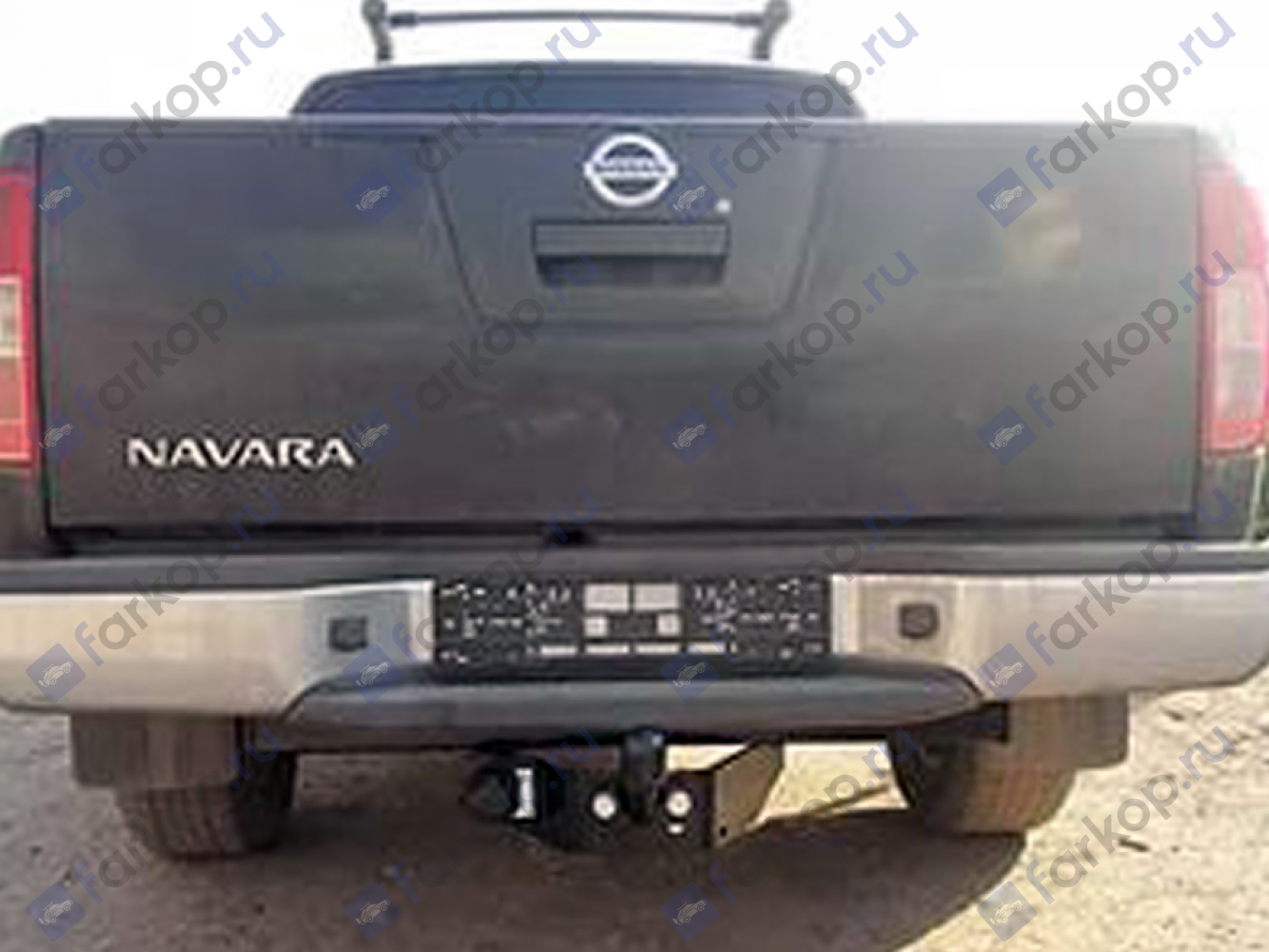 Фаркоп Oris для Nissan Navara 2005-2015, (для а/м со ступенькой) 4360-F в 