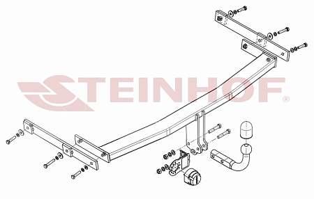 Фаркоп Steinhof для Mazda 6 2008-2013 M-040 в 