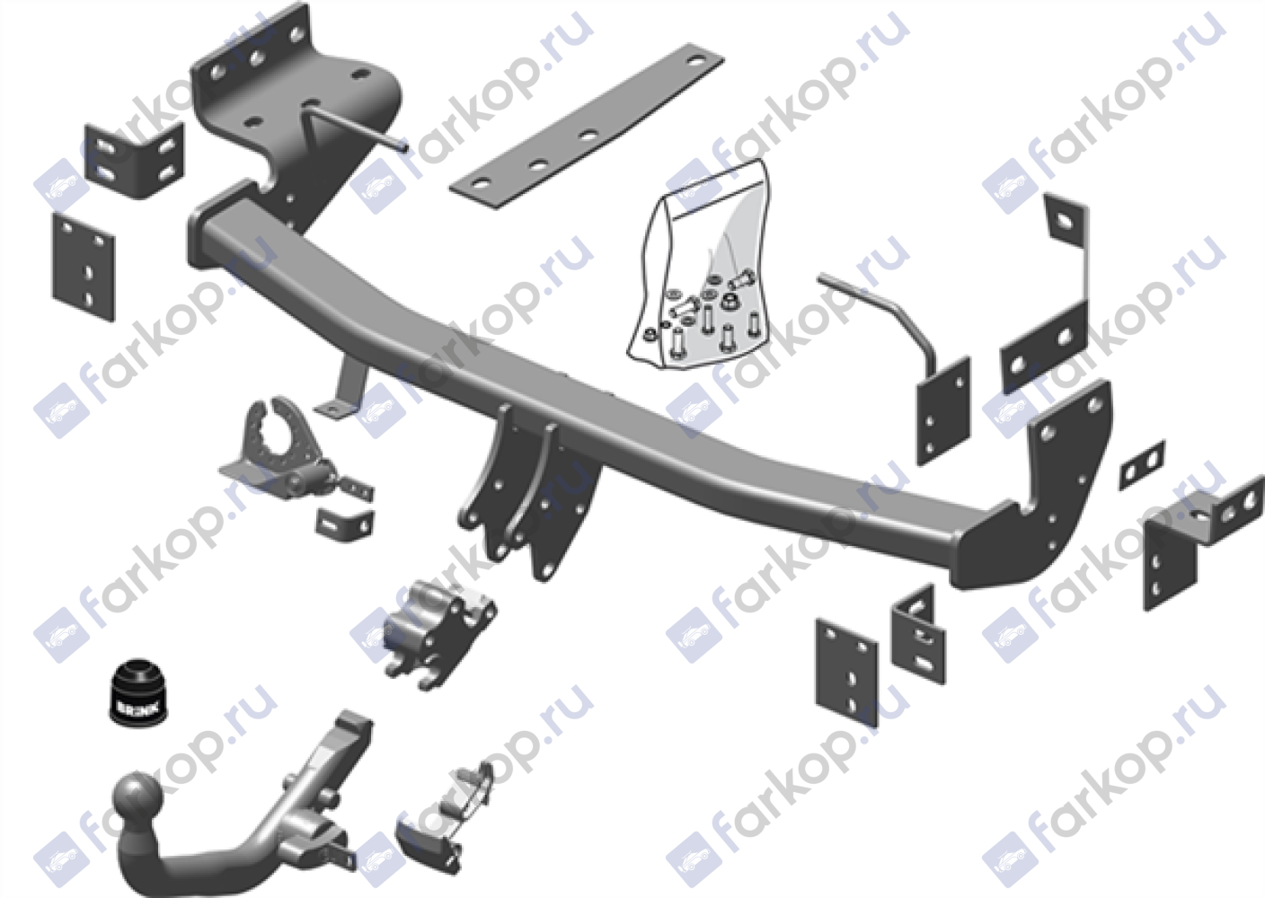 Фаркоп Brink для Infiniti QX70 2013-2017 550900 в 