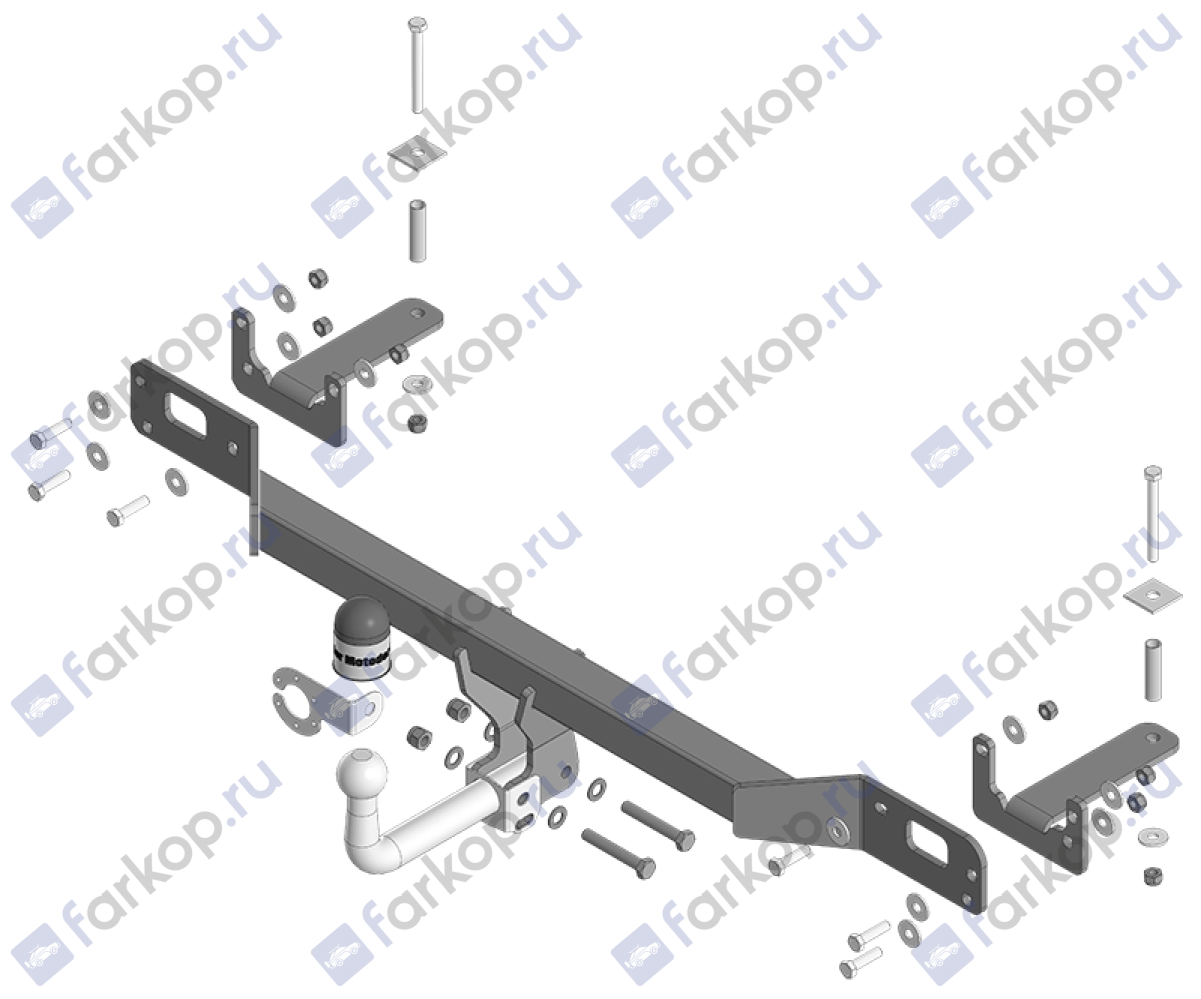 Фаркоп Motodor для Lada Vesta (Cross) 2023- 92109-A в 