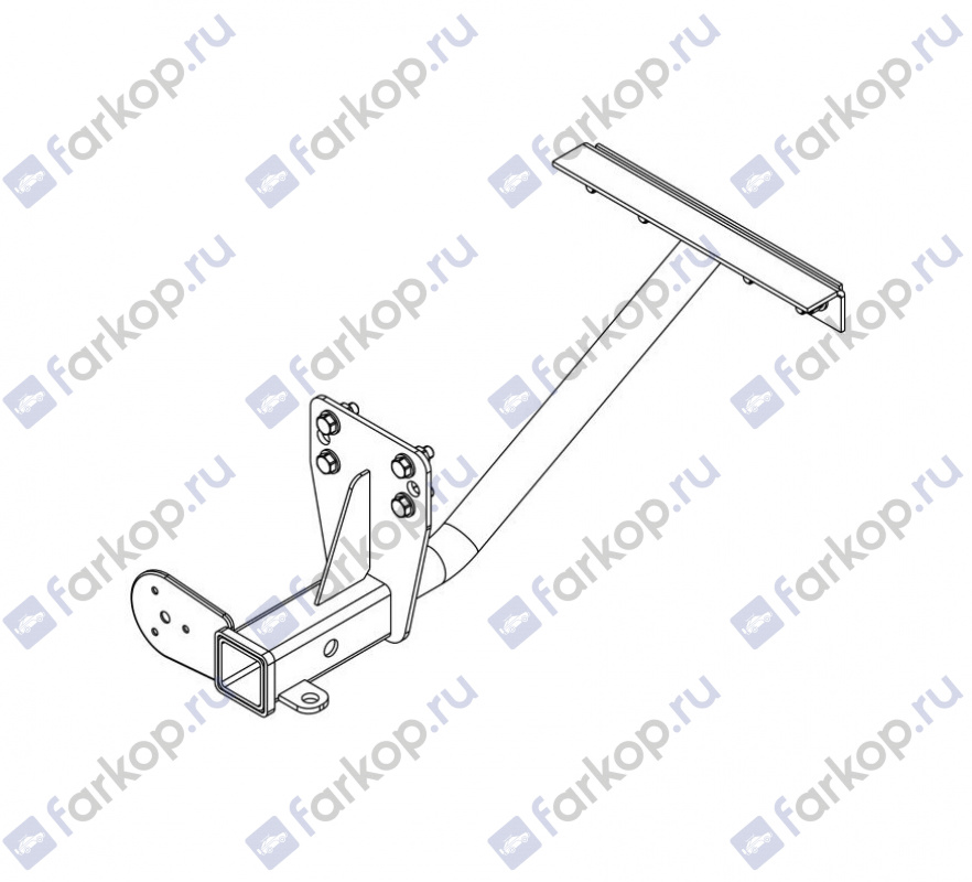 Фаркоп AvtoS для Uaz Hunter 2003- UAZ-11 в 