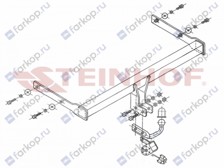 Фаркоп Steinhof для Skoda Octavia 2004-2013 S-341 в 