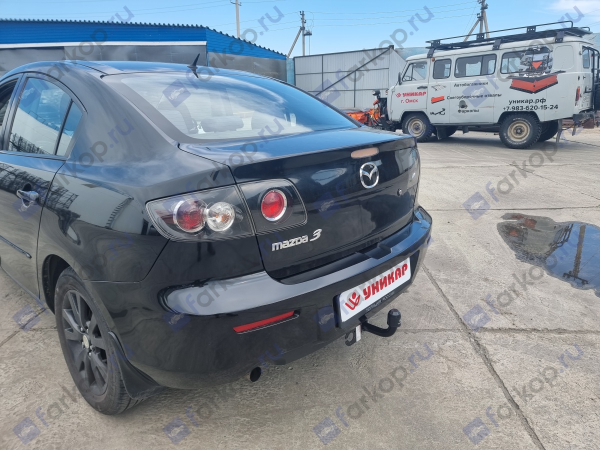 Фаркоп Уникар для Mazda 3 (седан) 2003-2009 26152A в 