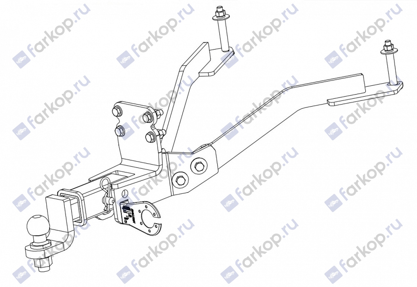 Фаркоп Baltex для Uaz Patriot 3163 2008- 27.2397.32 в 