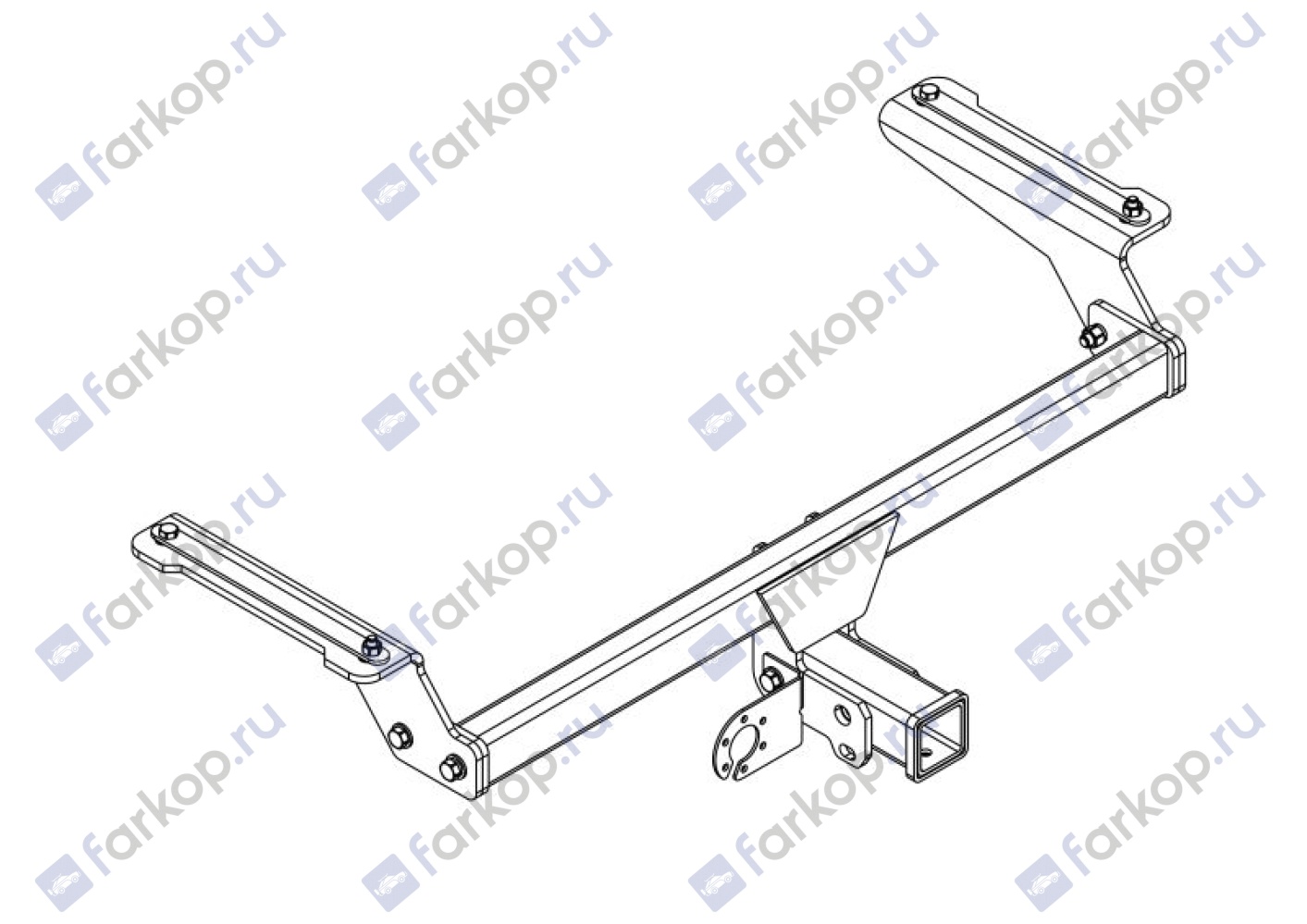 Фаркоп AvtoS для Haval F7x 2019- HV 03B в 